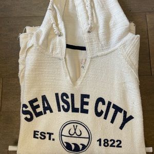 Women’s Vintage Sea Isle City Hooded Sweatshirt Size XL